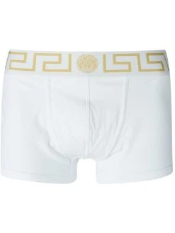 Versace boxer à taille élastique Greca