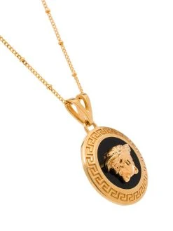Versace Medusa tribute pendant necklace