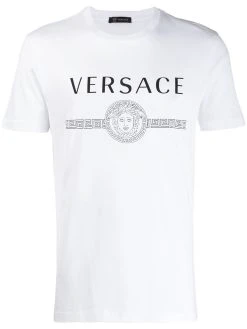 Versace t-shirt à logo imprimé