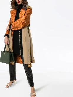 Versace trench à imprimé baroque