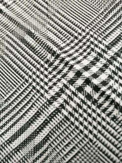 Versace pantalon à taille haute et carreaux