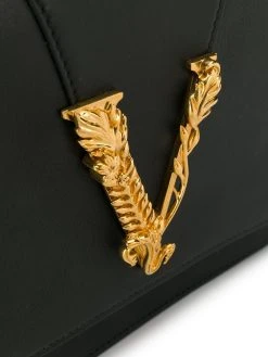 Versace sac porté épaule à plaque logo