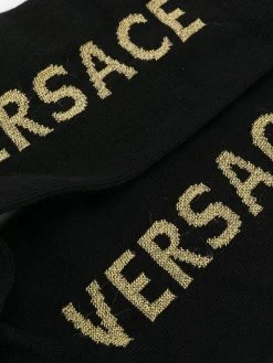 Versace chaussettes à logo
