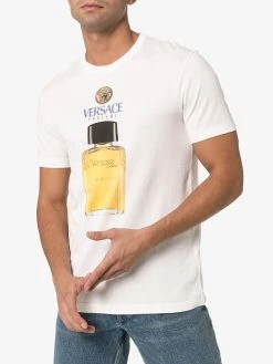 Versace t-shirt à logo imprimé