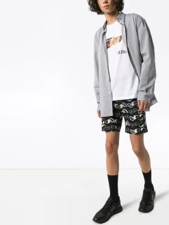 Versace t-shirt à logo imprimé graphique