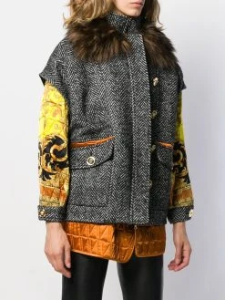 Versace veste oversize à design patchwork
