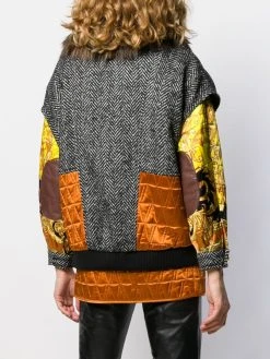Versace veste oversize à design patchwork
