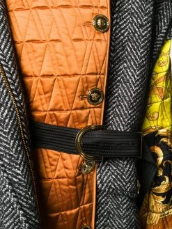 Versace veste oversize à design patchwork
