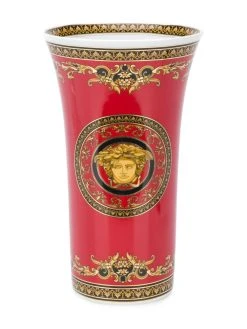 Versace vase Medusa à illustration baroque
