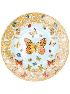 Versace assiette ronde Le Jardin 18cm