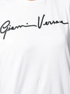 Versace T shirt à logo brodé Plus Bas Prix De Vente t-shirts & jerseys femme 11 Versace t-shirt à logo brodé