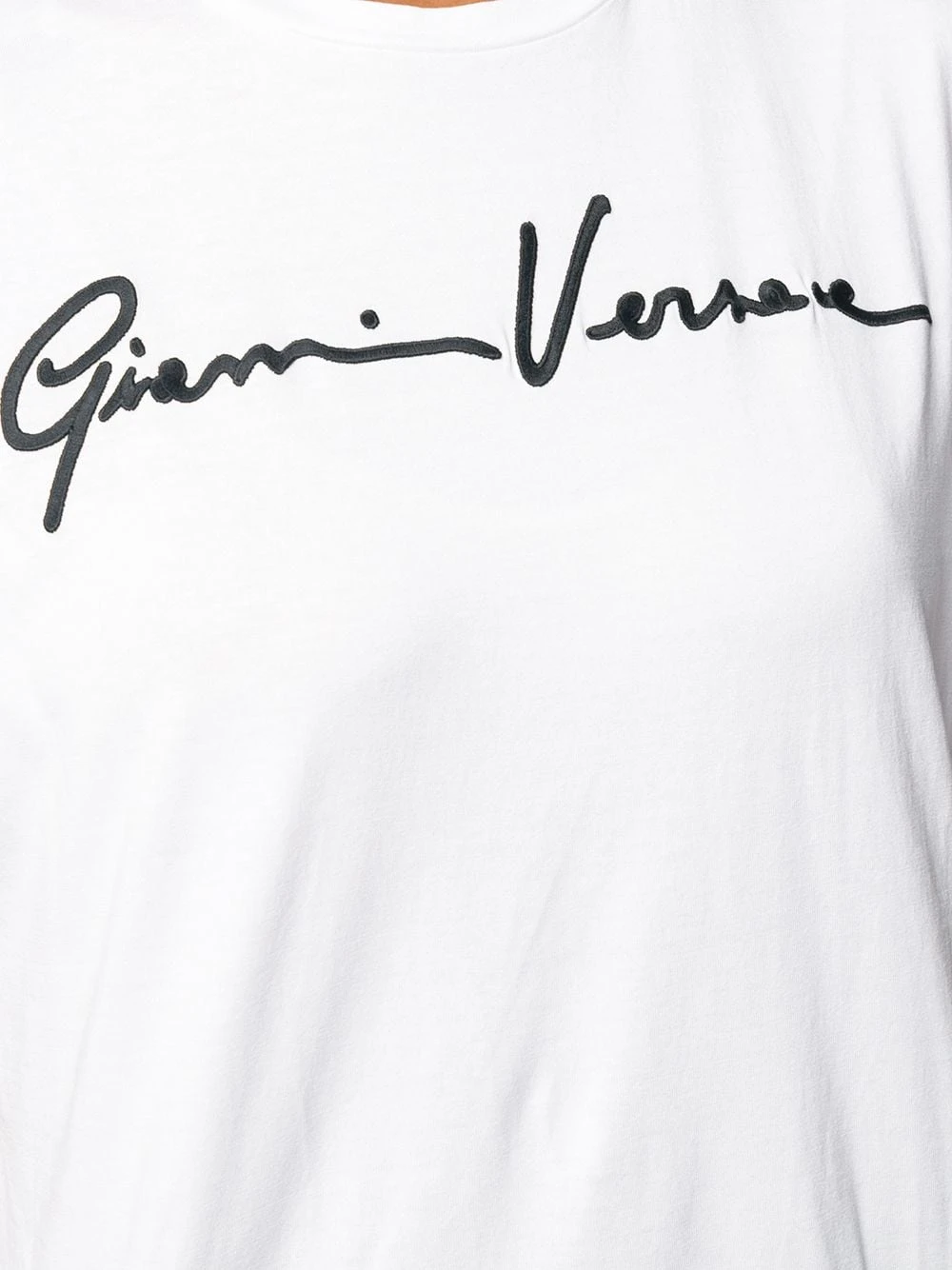 Versace T shirt à logo brodé Plus Bas Prix De Vente t-shirts & jerseys femme 7 Versace t-shirt à logo brodé