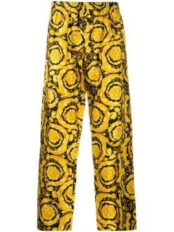 Versace bas de pyjama à imprimé baroque