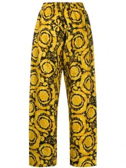 Versace pantalon de pyjama à imprimé baroque