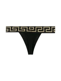 Versace string Medusa Greek Key