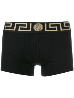 Versace boxer à bande Medusa Greek Key