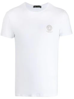 Versace t-shirt à logo poitrine Medusa