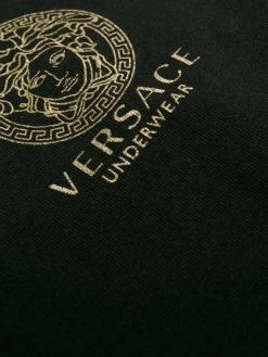 Versace t-shirt à logo poitrine Medusa