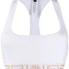 Prix Raisonnable Versace Brassière de sport à bord Greca soutiens-gorge femme 2 Versace brassière de sport à bord Greca