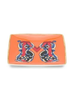 Versace cendrier à imprimé baroque