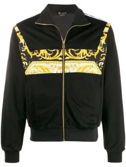 Versace veste bomber à détails baroques