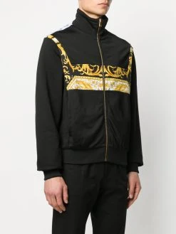 Pas Cher Versace Veste bomber à détails baroques vestes bomber homme 9 Versace veste bomber à détails baroques