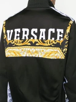 Pas Cher Versace Veste bomber à détails baroques vestes bomber homme 11 Versace veste bomber à détails baroques