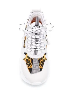 Versace baskets à imprimé baroque