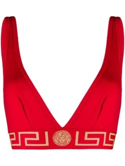 Versace soutien-gorge triangle à bande Greca