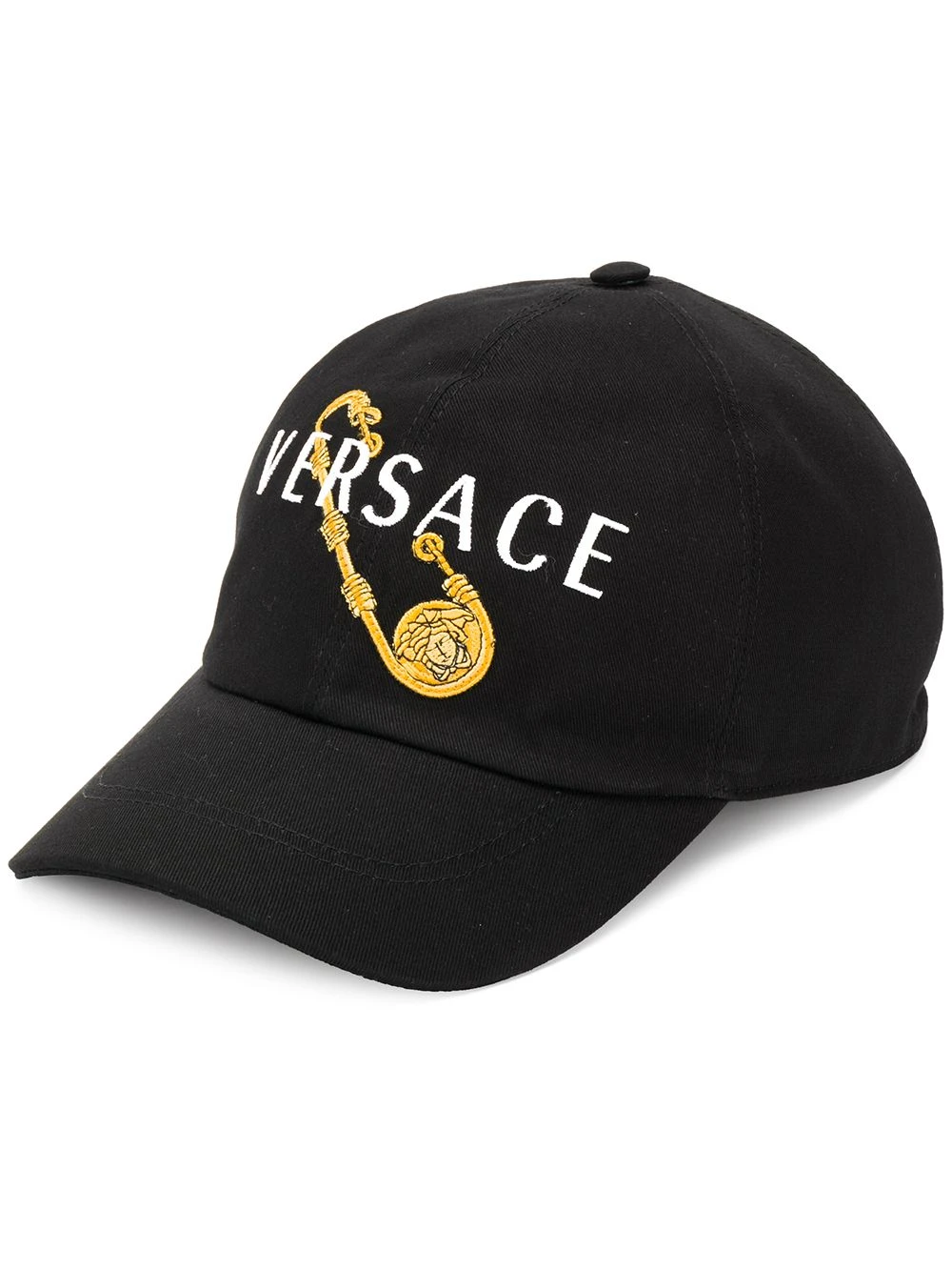 Prix De Lancement Versace Casquette à logo brodé chapeaux, bonnets & casquettes femme 3 Versace casquette à logo brodé