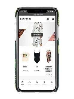 Versace coque imprimée pour iPhone