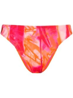 Versace bas de bikini à effet tie dye