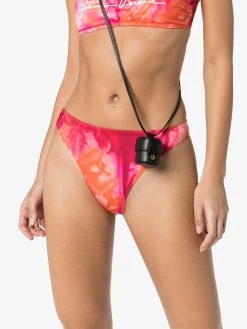 Versace bas de bikini à effet tie dye