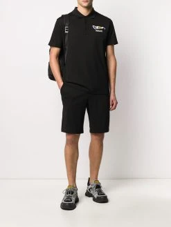 Versace polo à logo brodé