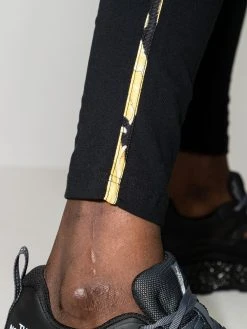 Versace legging à bandes Grecca