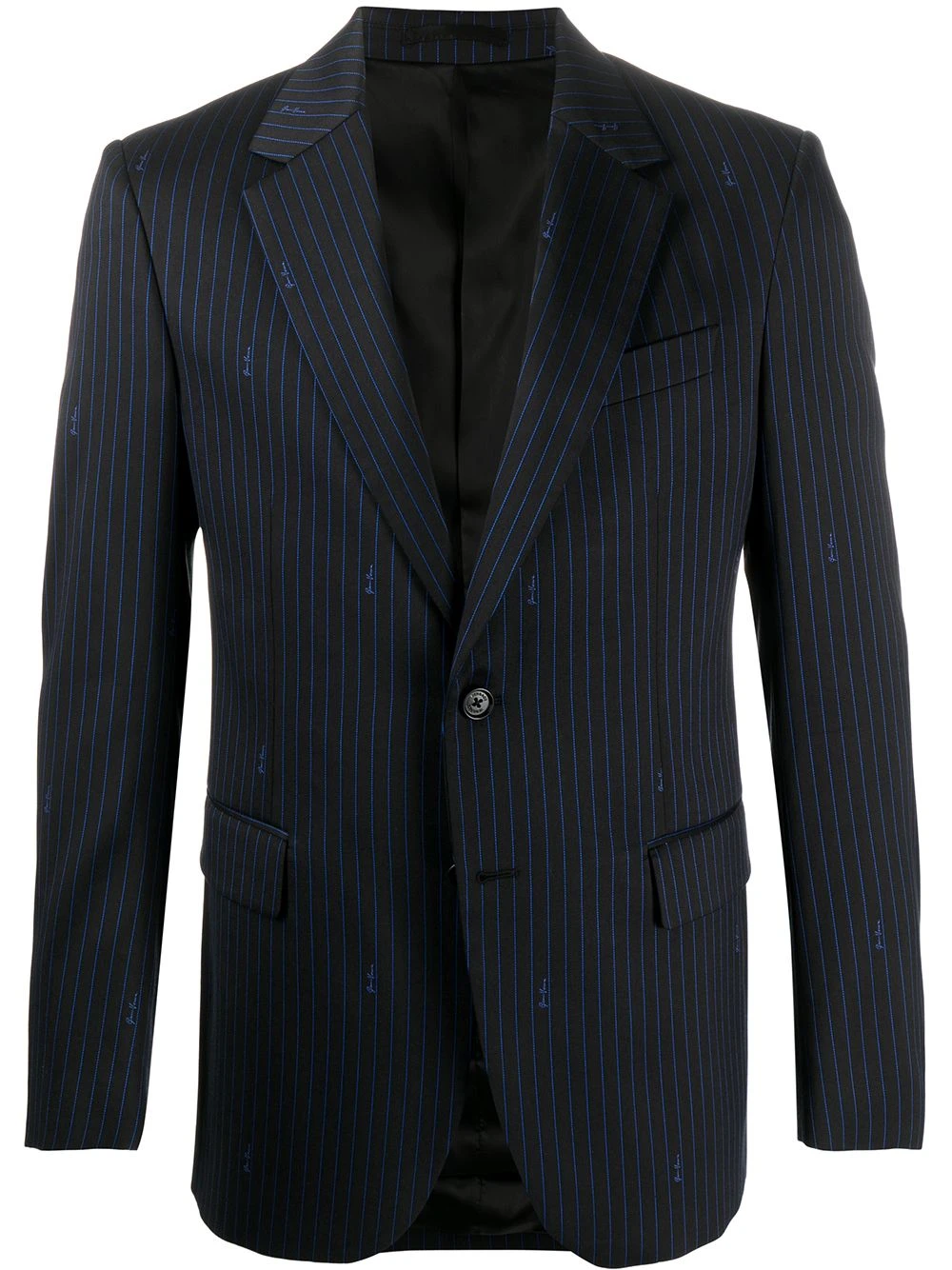 Prix Allégé Versace Blazer à fines rayures blazers homme 3 Versace blazer à fines rayures