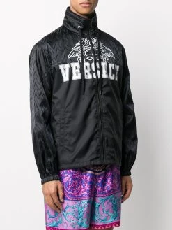 Versace veste à logo imprimé