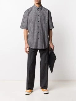 Versace chemise à logo imprimé