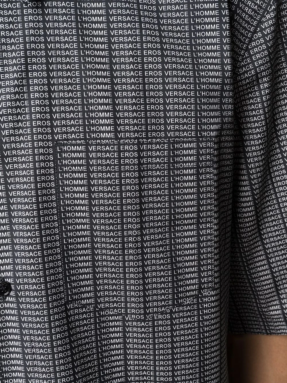 Versace Prix Favorable Chemise à logo imprimé chemises homme 7 Versace chemise à logo imprimé