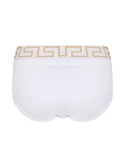 Versace slip à taille élastiquée à logo