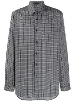 Versace chemise à logo imprimé