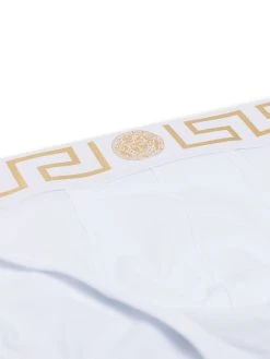 Versace slip à bande Greca