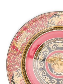 Versace assiette Ikarus Medusa à imprimé baroque
