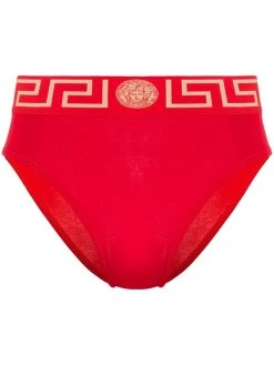 Versace slip à bord Greca