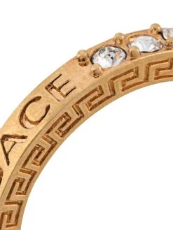 Versace bague Greca ornée de cristal