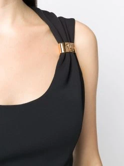 Versace robe ajustée à fronces