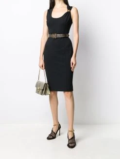 Versace robe ajustée à fronces