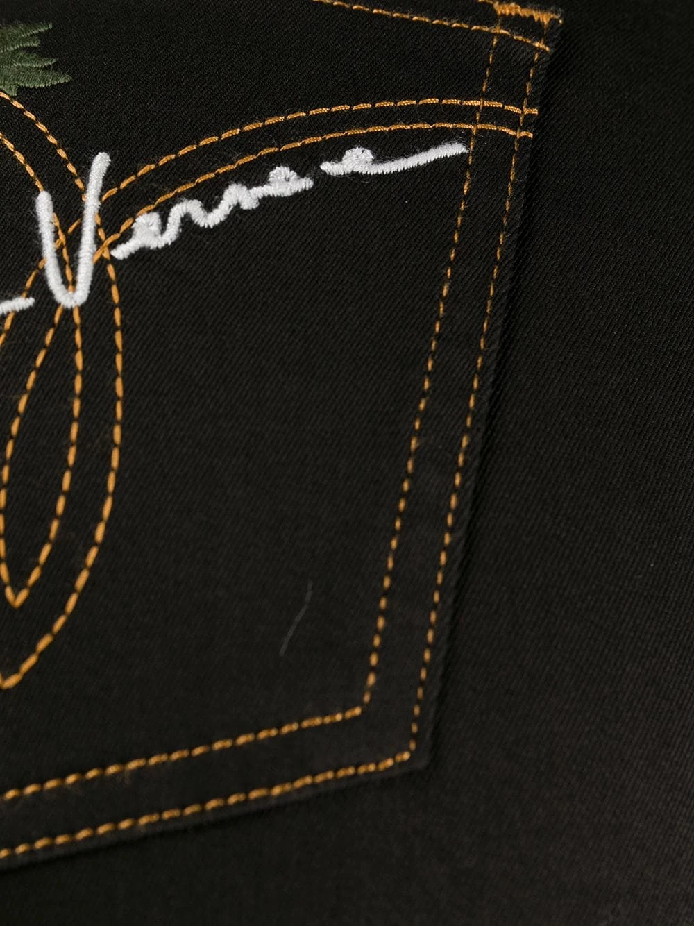 Prix Avantageux Versace Jean skinny à fleurs brodées jeans skinny femme 9 Versace jean skinny à fleurs brodées