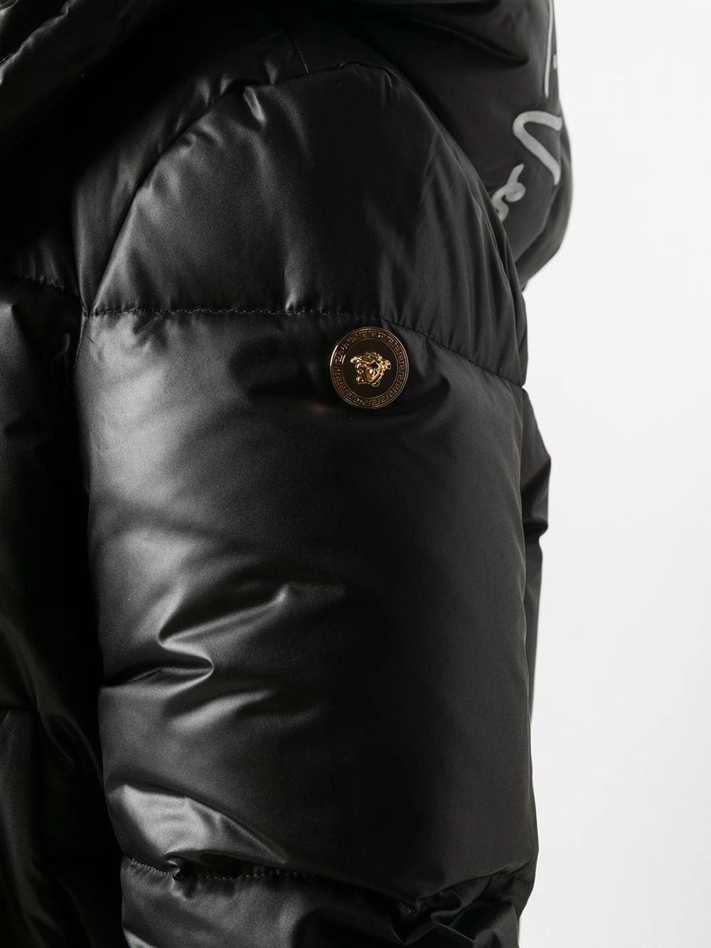 Versace Remise En Ligne Doudoune à boutons embossés doudounes femme 7 Versace doudoune à boutons embossés