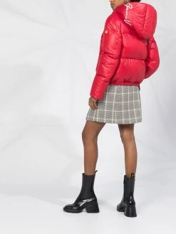 Versace doudoune à logo imprimé